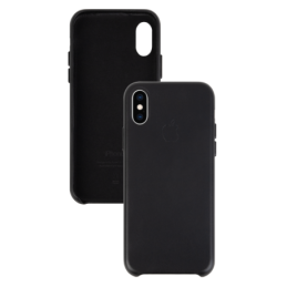 IPHONE XS MAX ETUI LEATHER CASE BLACK