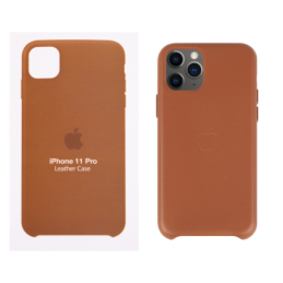 IPHONE 11 PRO ETUI LEATHER CASE SADDLE BROWN