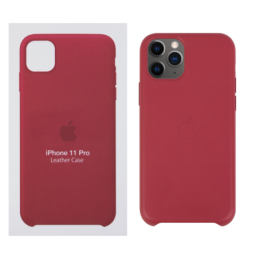 IPHONE 11 PRO ETUI LEATHER CASE BERRY