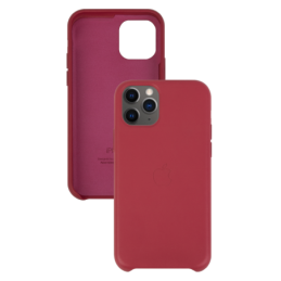 IPHONE 11 PRO ETUI LEATHER CASE BERRY