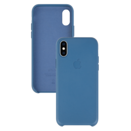 IPHONE X XS ETUI LEATHER CASE CAPE COD BLUE