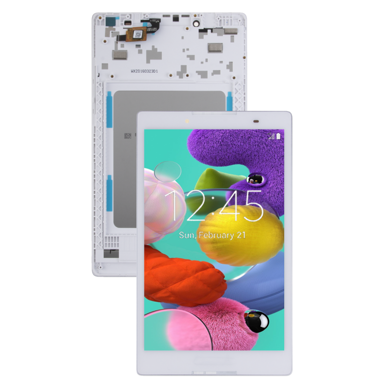 LENOVO TAB 2 A8-50 WYŚWIETLACZ LCD EKRAN RAMKA BIAŁA