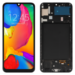 SAMSUNG A50 A505 WYŚWIETLACZ LCD EKRAN RAMKA SMALL GLASS INCELL