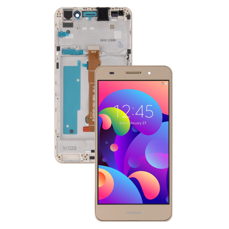 HUAWEI Y6 II WYŚWIETLACZ LCD EKRAN RAMKA ZŁOTA