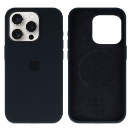 IPHONE 15 PRO ETUI SILICONE CASE BLACK MPTE3FE/A MODEL A2912