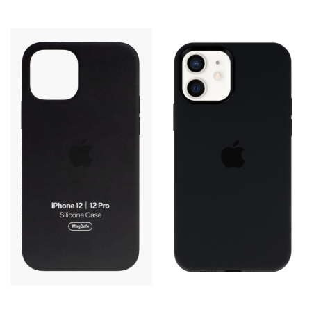 IPHONE 12 / 12 PRO ETUI SILICONE CASE BLACK MPTE3FE/A MODEL A2912