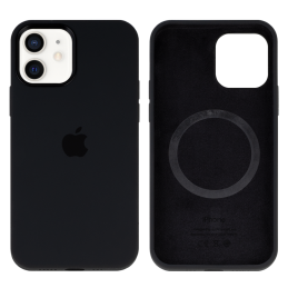 IPHONE 12 / 12 PRO ETUI SILICONE CASE BLACK MPTE3FE/A MODEL A2912