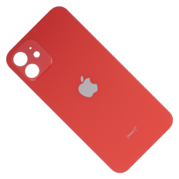 IPHONE 12 KLAPKA OBUDOWA BATERII CURVED EDGE BIG HOLE RED