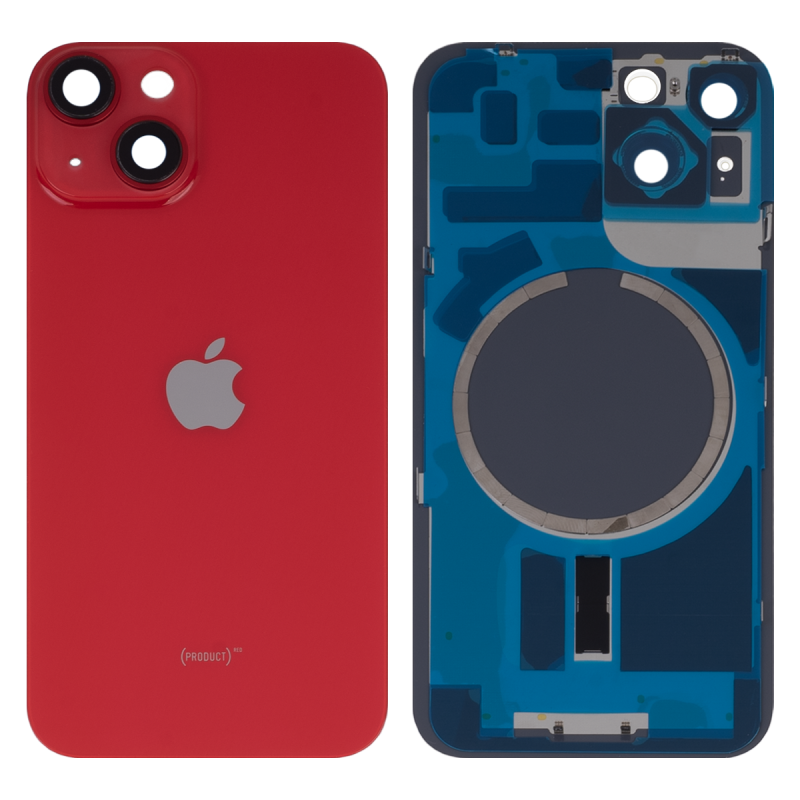 IPHONE 14 KLAPKA OBUDOWA BATERII RAMKA CURVED EDGE RED