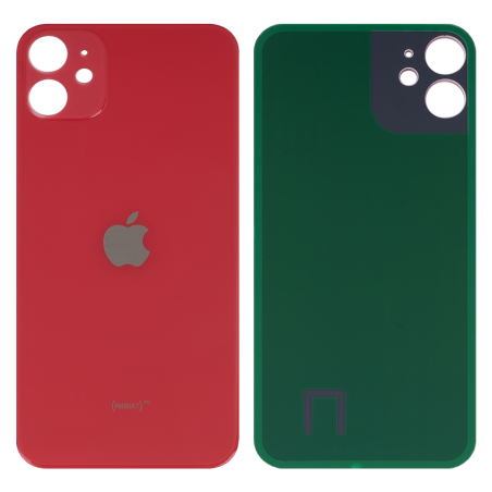 IPHONE 11 KLAPKA OBUDOWA BATERII CURVED EDGE BIG HOLE RED