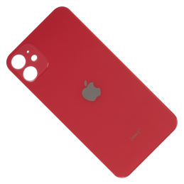 IPHONE 11 KLAPKA OBUDOWA BATERII CURVED EDGE BIG HOLE RED