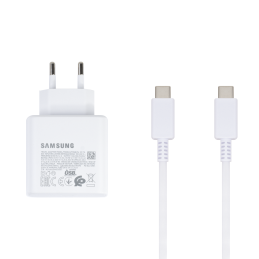 SAMSUNG ADAPTER ŁADOWARKA SIECIOWA KABEL 45W USBC BIAŁA