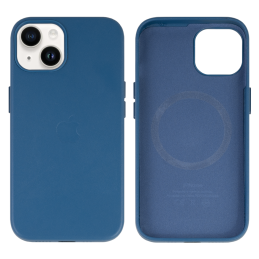 IPHONE 14 ETUI LEATHER CASE CAPE COD BLUE