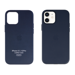 IPHONE 12 12 PRO ETUI LEATHER CASE MIDNIGHT BLUE