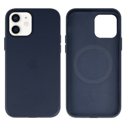 IPHONE 12 12 PRO ETUI LEATHER CASE MIDNIGHT BLUE